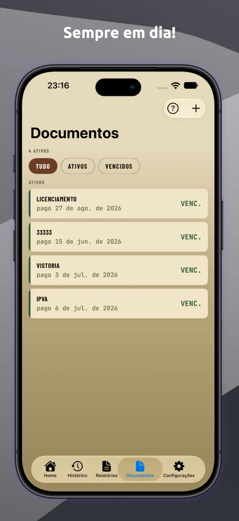 AutocarePro — Telas 3