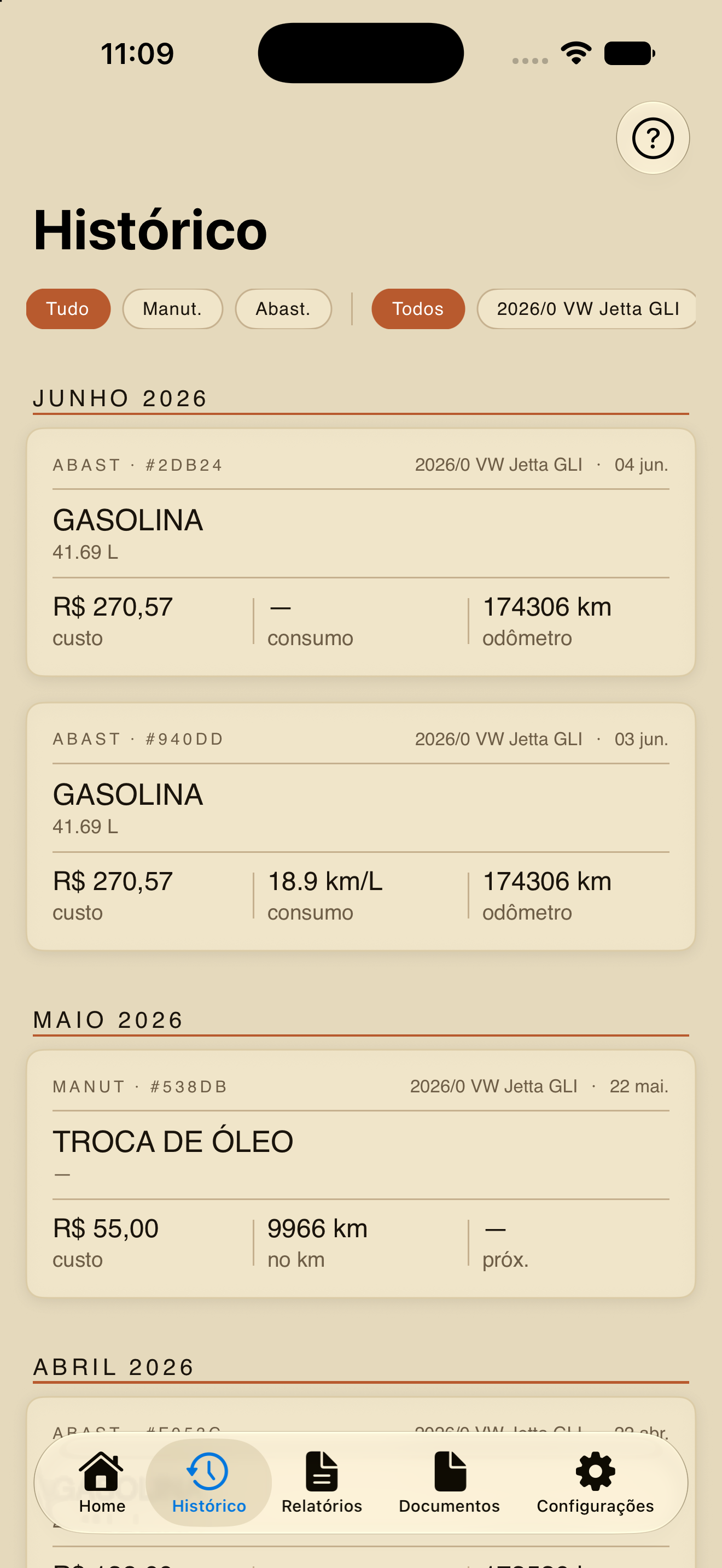 AutocarePro — Telas 2